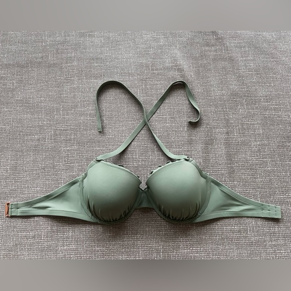 Shade & Shore Bikini Swim Top Sea Foam Green Size 36DD - Picture 1 of 13